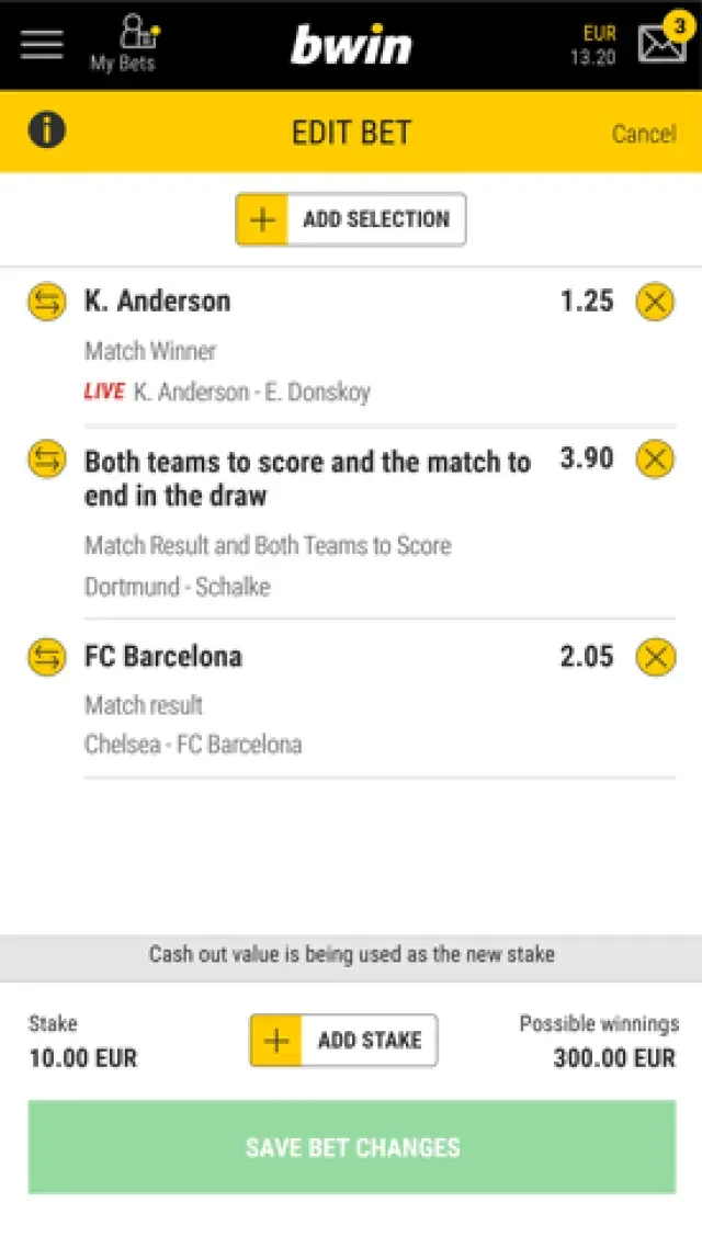 Bwin Képernyőkép 1
